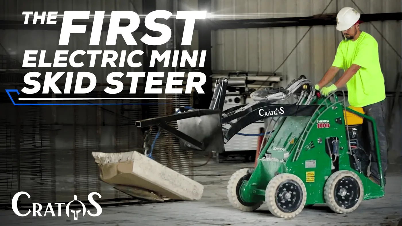 THE FIRST ELECTRIC MINI SKID STEER FROM CRATOS EQUIPMENT
